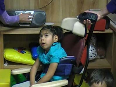child in wheelchair