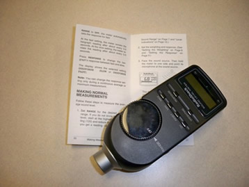 sound level meter and manual